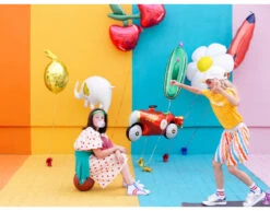 Helium Ballon Race Auto Leeg 1,11m -Feestspullen Winkel helium ballon race auto leeg 111m 6