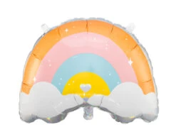 Helium Ballon Regenboog Leeg 55cm