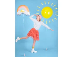 Helium Ballon Regenboog Leeg 55cm -Feestspullen Winkel helium ballon regenboog leeg 55cm 5