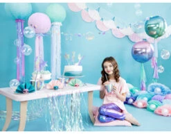 Helium Ballon Rond Blauw Groen Leeg 35cm -Feestspullen Winkel helium ballon rond blauw groen leeg 35cm 5