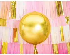 Helium Ballon Rond Goud Leeg 40cm -Feestspullen Winkel helium ballon rond goud leeg 40cm 3