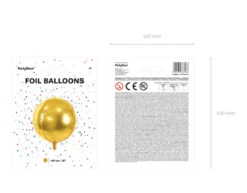 Helium Ballon Rond Goud Leeg 40cm -Feestspullen Winkel helium ballon rond goud leeg 40cm 5
