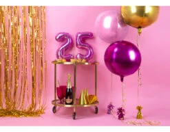 Helium Ballon Rond Lichtroze Leeg 40cm -Feestspullen Winkel helium ballon rond lichtroze leeg 40cm 2