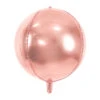 Helium Ballon Rond Rose Goud Leeg 40cm