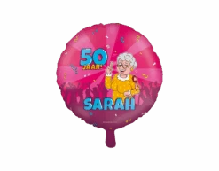 Helium Ballon Sarah Cartoon Leeg 30cm