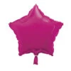 Helium Ballon Ster Fuschia Leeg 45cm
