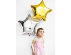 Helium Ballon Ster Goud Glansend Leeg 48cm -Feestspullen Winkel helium ballon ster goud glansend leeg 48cm 3