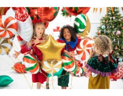 Helium Ballon Ster Goud Leeg 48cm -Feestspullen Winkel helium ballon ster goud leeg 48cm 2