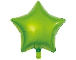 Helium Ballon Ster Groen Leeg 45cm