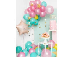 Helium Ballon Ster Happy Birthday Lichtroze Leeg 40cm -Feestspullen Winkel helium ballon ster happy birthday lichtroze leeg 4 3