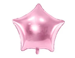 Helium Ballon Ster Lichtroze Leeg 48cm