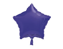 Helium Ballon Ster Paars Leeg 45cm