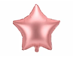Helium Ballon Ster Rose Goud Leeg 48cm