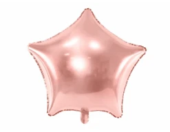 Helium Ballon Ster Rose Goud Leeg 70cm