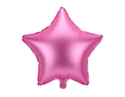 Helium Ballon Ster Roze Leeg 48cm