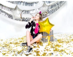 Helium Ballon Ster Zilver Leeg 48cm -Feestspullen Winkel helium ballon ster zilver leeg 48cm 5