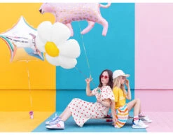 Helium Ballon Ster Zilver Leeg 70cm -Feestspullen Winkel helium ballon ster zilver leeg 70cm 4