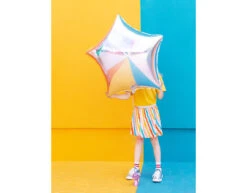 Helium Ballon Ster Zilver Leeg 70cm -Feestspullen Winkel helium ballon ster zilver leeg 70cm 5