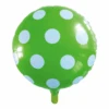 Helium Ballon Stippen Lichtgroen 45cm Leeg