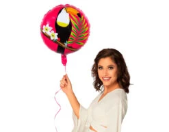 Helium Ballon Toekan Dubbelzijdig Leeg 45cm -Feestspullen Winkel helium ballon toekan dubbelzijdig leeg 45cm 3