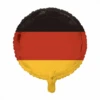 Helium Ballon Vlag Duitsland 45cm Leeg
