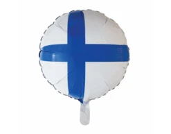 Helium Ballon Vlag Finland 45cm Leeg