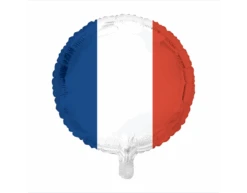 Helium Ballon Vlag Frankrijk 45cm Leeg