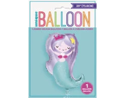 Helium Ballon Zeemeermin 74cm Leeg -Feestspullen Winkel helium ballon zeemeermin 74cm leeg 2