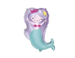 Helium Ballon Zeemeermin 74cm Leeg