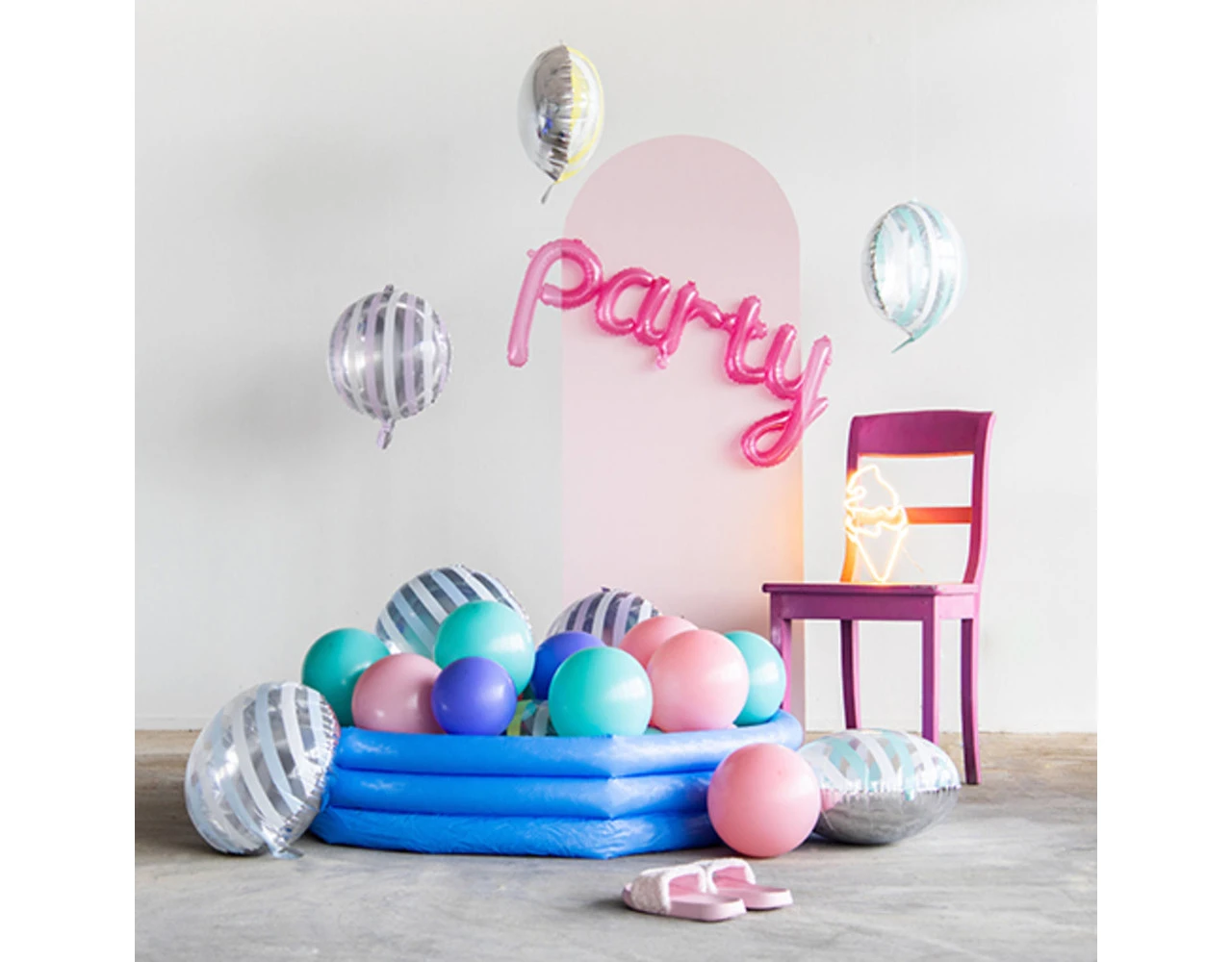 Helium Ballonnen Set Pool Party 5st 8 Helium Ballonnen Set Pool Party 5st - Afbeelding 8