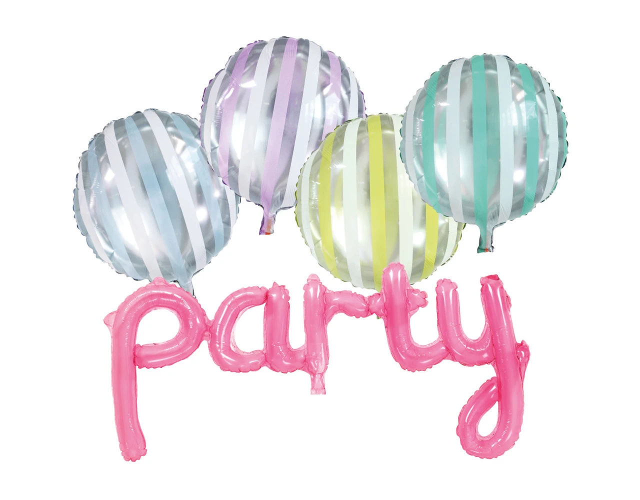Helium Ballonnen Set Pool Party 5st 1 Helium Ballonnen Set Pool Party 5st