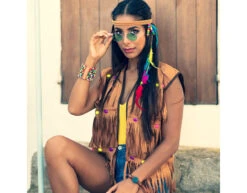 Hippie Bril Kleur -Feestspullen Winkel hippie bril kleur 7