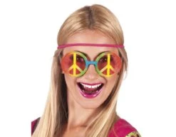 Hippie Bril Party -Feestspullen Winkel hippie bril party 2