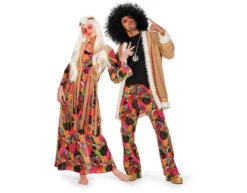 Hippie Jurk Lang Gekleurd -Feestspullen Winkel hippie jurk lang gekleurd 4