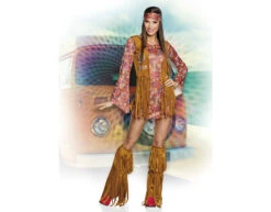 Hippie Jurkje Peace -Feestspullen Winkel hippie jurkje peace 2