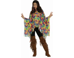 Hippieponcho Kostuum M