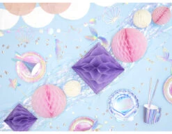 Honeycomb Bal Lichtroze 30cm -Feestspullen Winkel honeycomb bal lichtroze 30cm 8