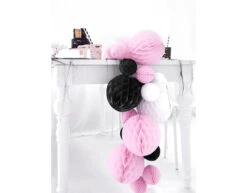 Honeycomb Bal Zwart 30cm -Feestspullen Winkel honeycomb bal zwart 30cm 3