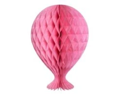 Honeycomb Ballon Lichtroze 37cm