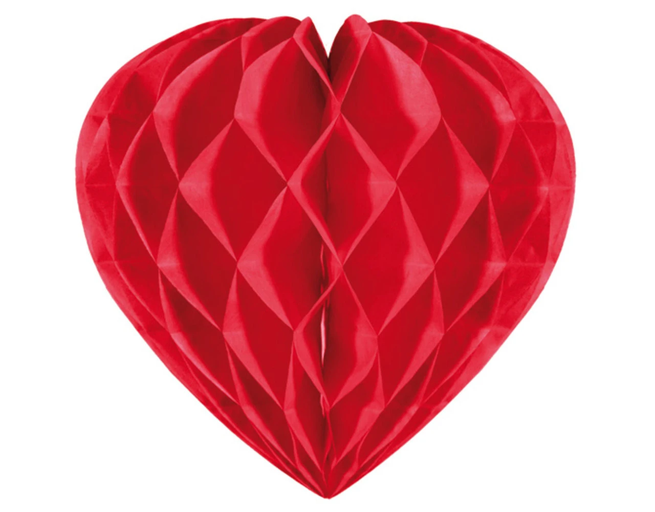 Honeycomb Rood Hart 30cm 1 Honeycomb Rood Hart 30cm