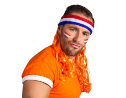 Hoofdband Nederland Oranje Haar