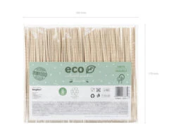 Houten Messen 16,5cm 100st -Feestspullen Winkel houten messen 165cm 100st 2