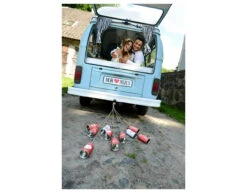 Huwelijksblikken Retro 14cm 5st -Feestspullen Winkel huwelijksblikken retro 14cm 5st 2