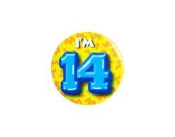 I'm 14 Button 14 Jaar 5,5cm