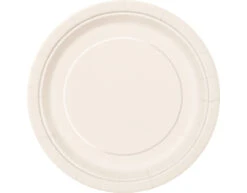 Ivoorkleur Borden Rond 23cm 16st