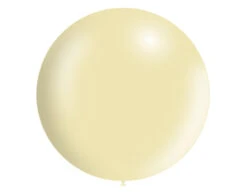 Ivoorkleur Reuze Ballon XL Metallic 91cm