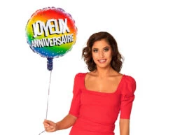 Joyeux Anniversaire Helium Ballon Leeg 45cm