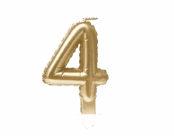 Kaars Folie Ballon Goud 4 10cm