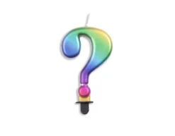 Kaars ? Jaar Regenboog 7cm