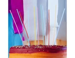 Kaarsen Gekleurde 18cm 12st -Feestspullen Winkel kaarsen gekleurde 18cm 12st 2